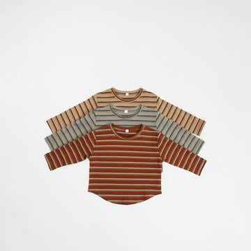 Toddler Striped Relax Simple T-shirt