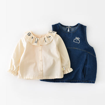 Toddler 2-Piece Bunny Carrot Denim Set