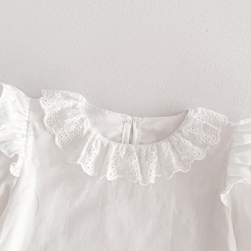 Baby Lace Pure White Cute T-shirt