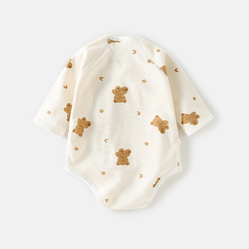 Baby Moon Star Bear Kimono Bodysuit