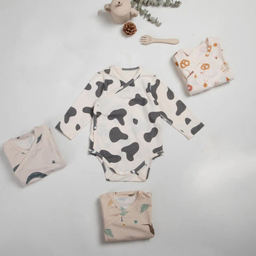 Baby Bamboo Nature Animal Doughnut Bodysuit