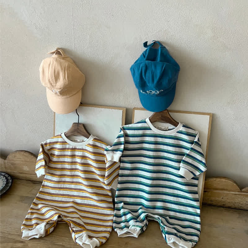 Baby Striped Basic Lovely Romper