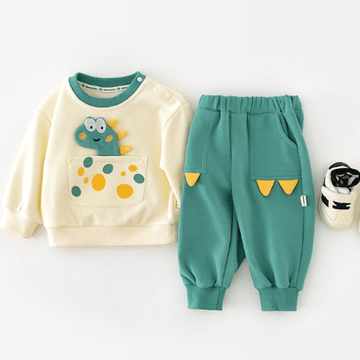 Baby 2-Piece Pocket Dinosaur Green Set