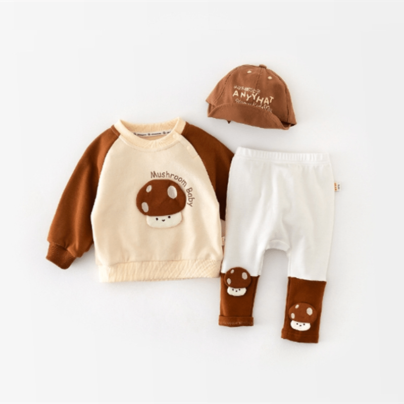 Baby Double Mushroom Brown Pants