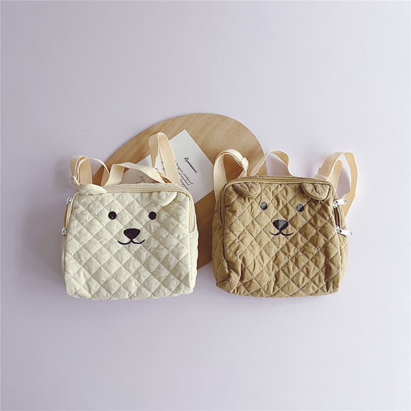 Baby Cute Bear Diamond Backpack