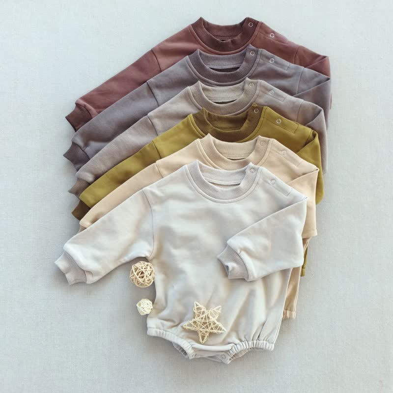 Baby Solid Color Unisex Bodysuit