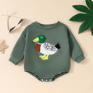 Baby Boy Embroidered Bodysuit