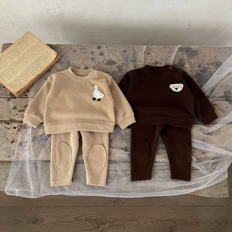 Baby 2-Piece Animal Knee Patch Set