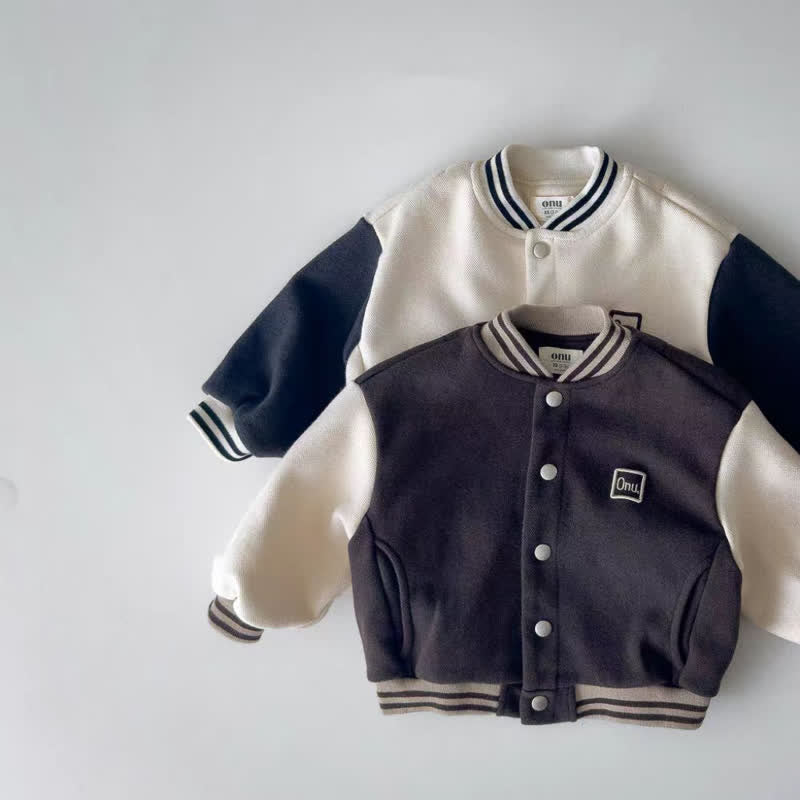 Baby Varsity Baseball Jersey Jacket