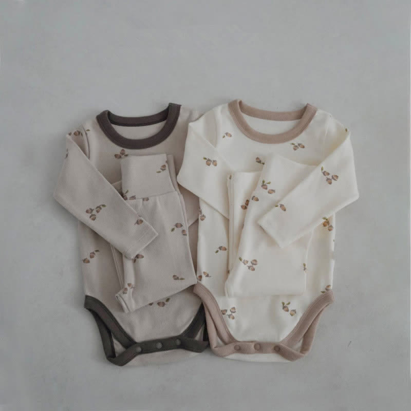 Baby 2-Piece Hazelnut Pajamas Set