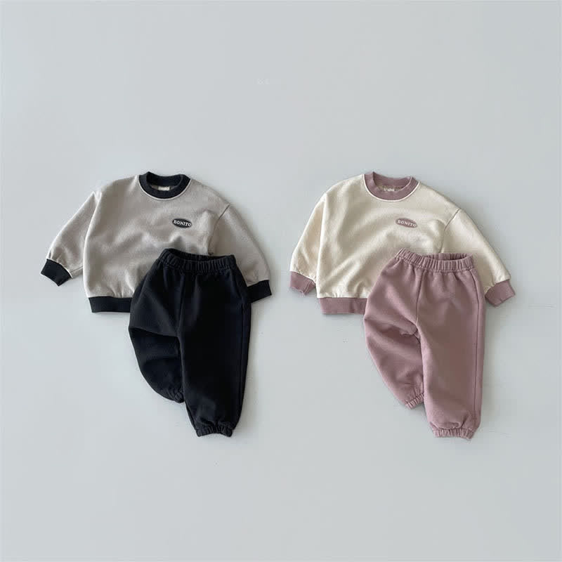 BONITO Baby Toddler 2-Piece Sweatsuit Set