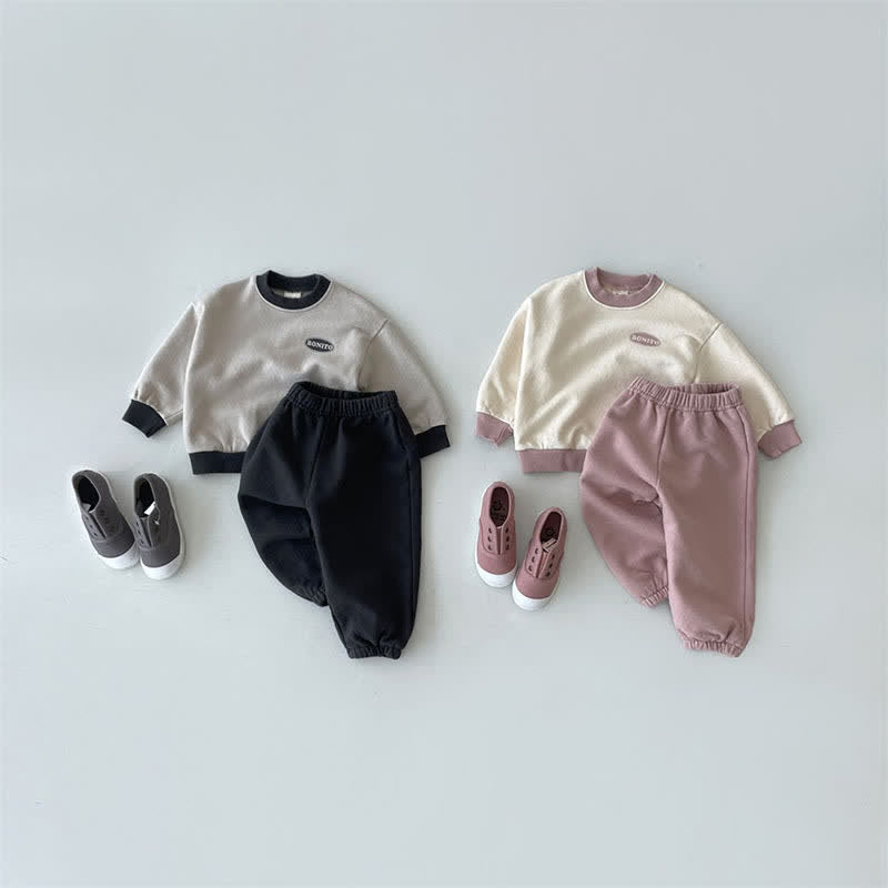 BONITO Baby Toddler 2-Piece Sweatsuit Set