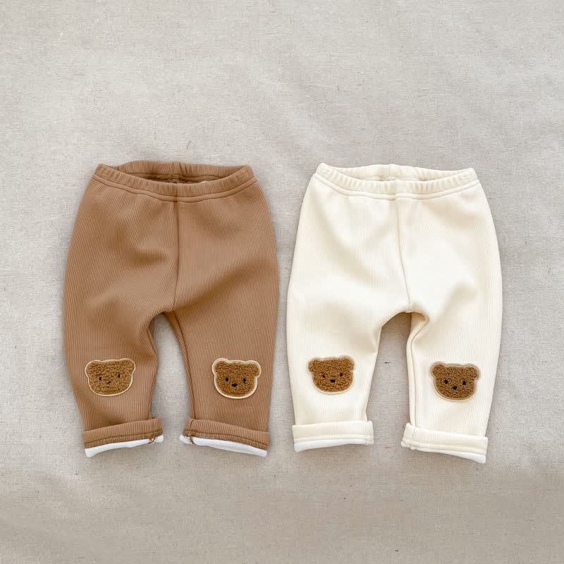 Baby Bear Patch Lovely Basic Pants