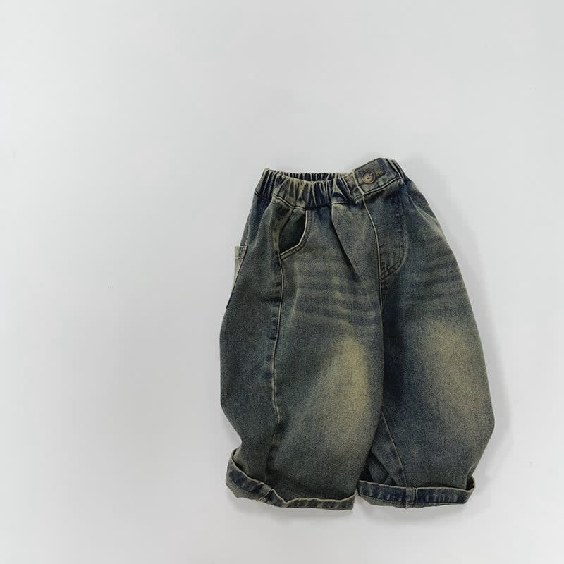 Toddler Vintage Denim Loose Pants