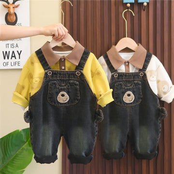 Toddler 2-Piece Polo Bear Denim Set