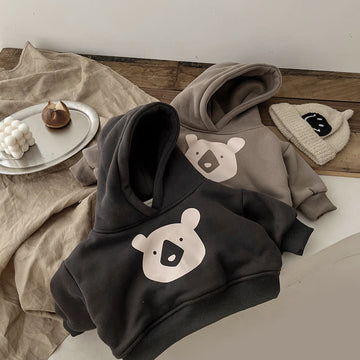 Baby Loose Cartoon Bear Hoodie