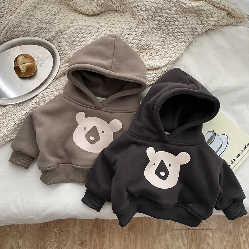 Baby Loose Cartoon Bear Hoodie