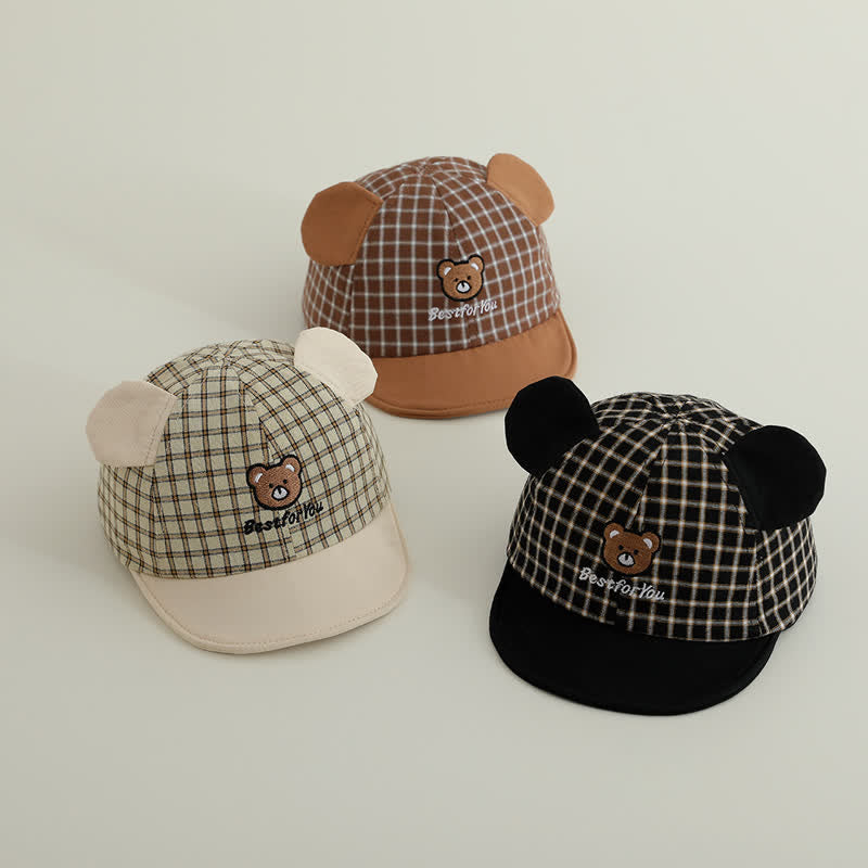 BEST FOR YOU Baby Bear Peaked Cap