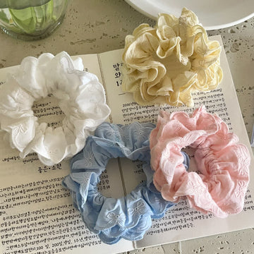 1PC Baby Bow Solid Color Hair Tie