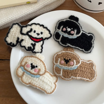 1 Pair Baby Knit Dog Hair Clips