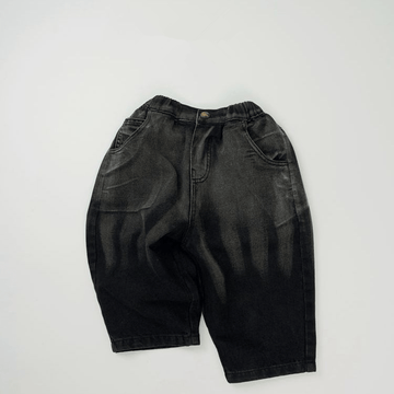 Toddler Vintage Denim Black Gradient Pants