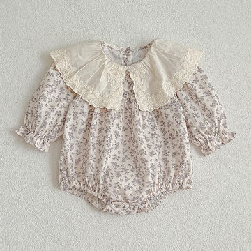 Baby Lace Collar Purple Bodysuit