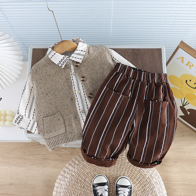 Baby Boy 3-Piece Earthy Color Set