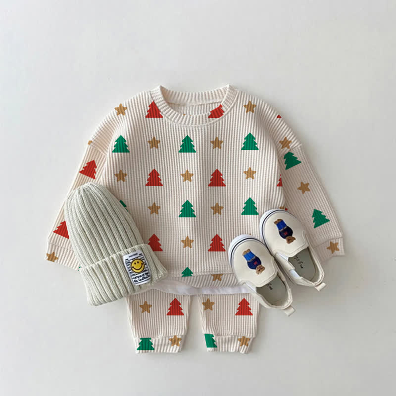 Baby Christmas Tree Sweatshirt 2-piece Set