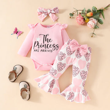 THE PRINCESS HAS ARRIVED Baby 2-Piece Set with Headband