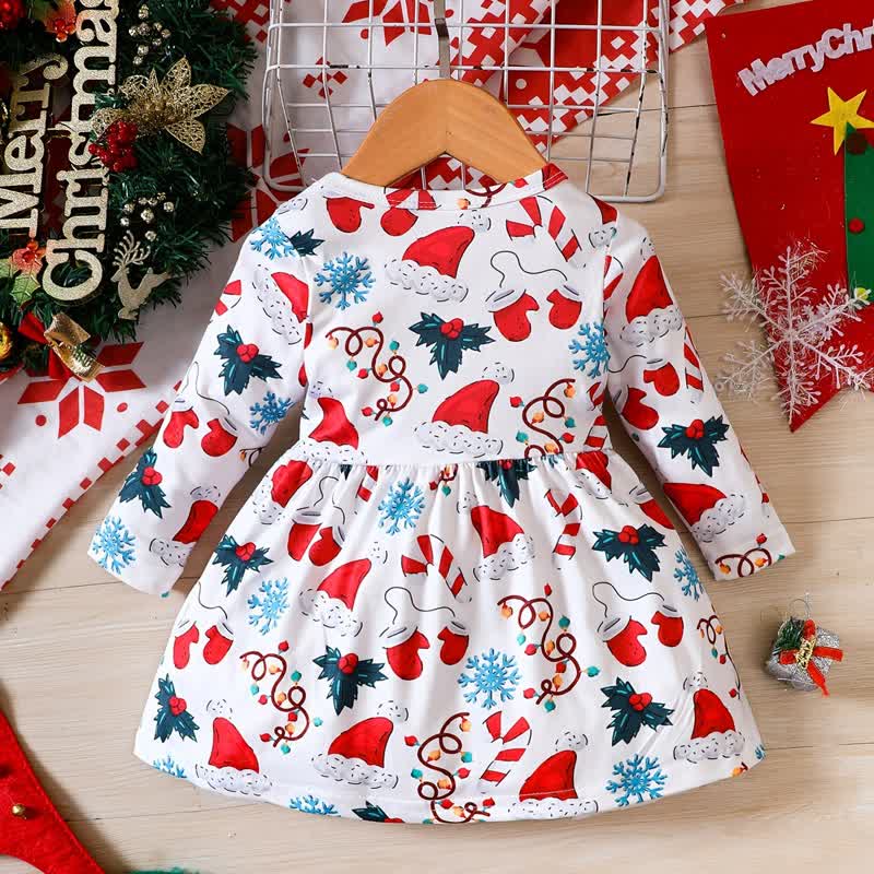 Baby Christmas Snow White Dress