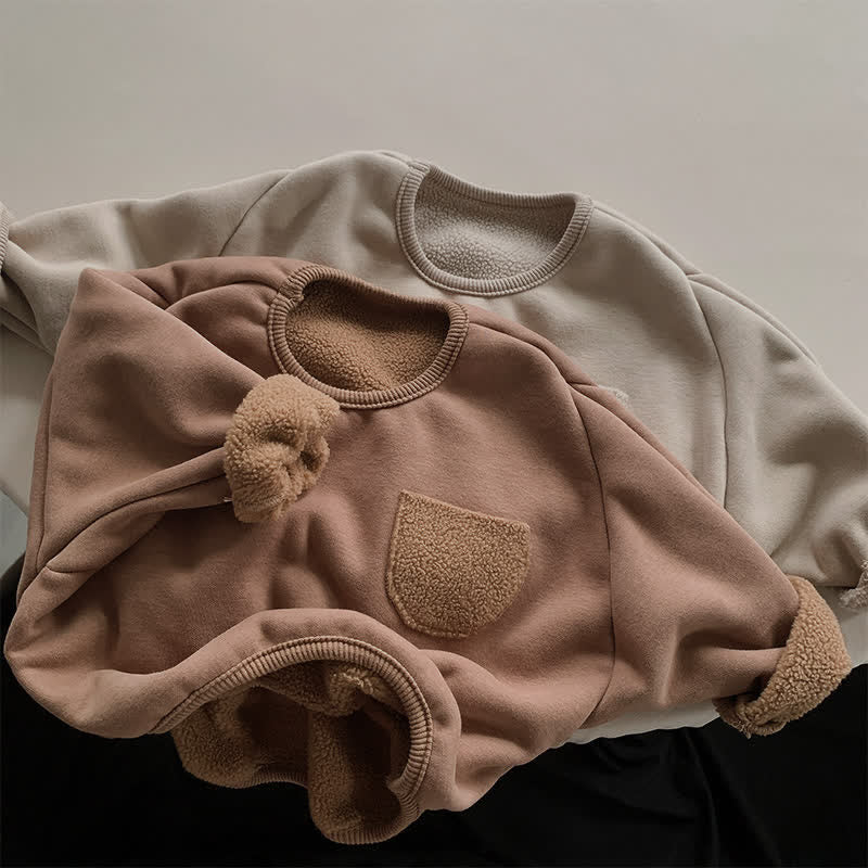 Baby Toddler Solid Color Sweatshirt