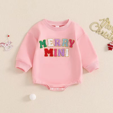 MERRY MINI Baby Christmas Bodysuit