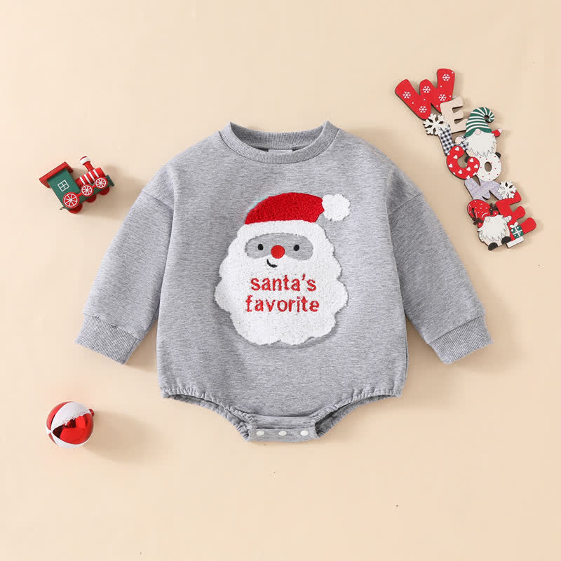 Baby Christmas Santa Claus Bodysuit