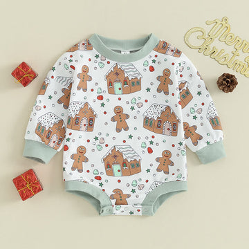 Baby Gingerbread Man House Bodysuit