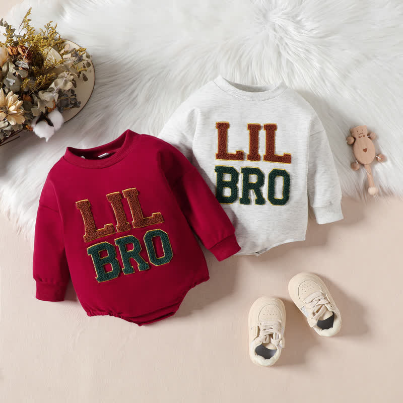 LIL BRO Baby Embroidered Bodysuit