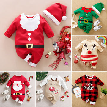 MERRY CHRISTMAS Baby Santa Claus Romper