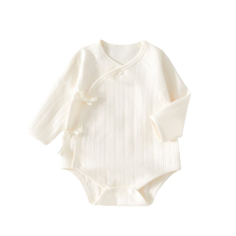 Baby Solid Color Kimono Bodysuit