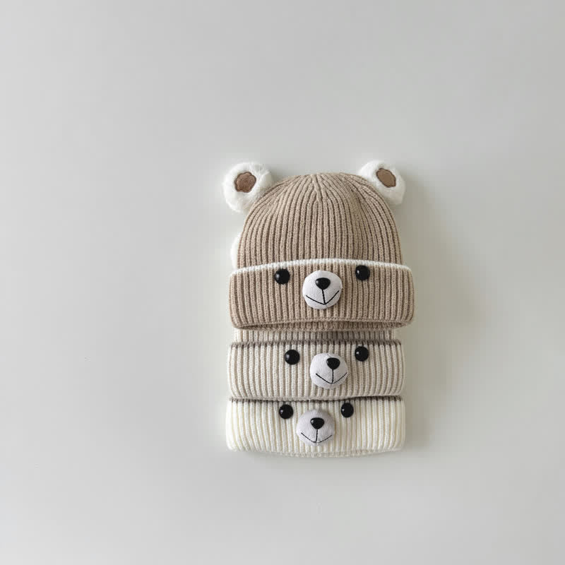 Baby Vivid Bear Knitted Beanie