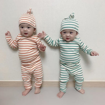 Baby 2-Piece Striped Set with Hat