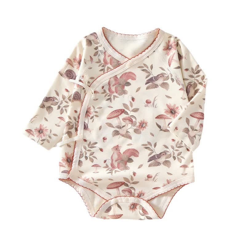 Baby Newborn Mushroom Animal Bodysuit