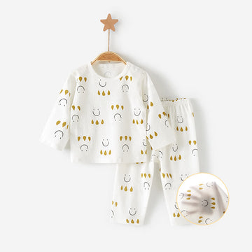 Baby 2-Piece Happy Face Pajamas Set