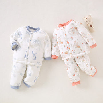 Baby 2-Piece Squirrel Sea World Pajamas Set