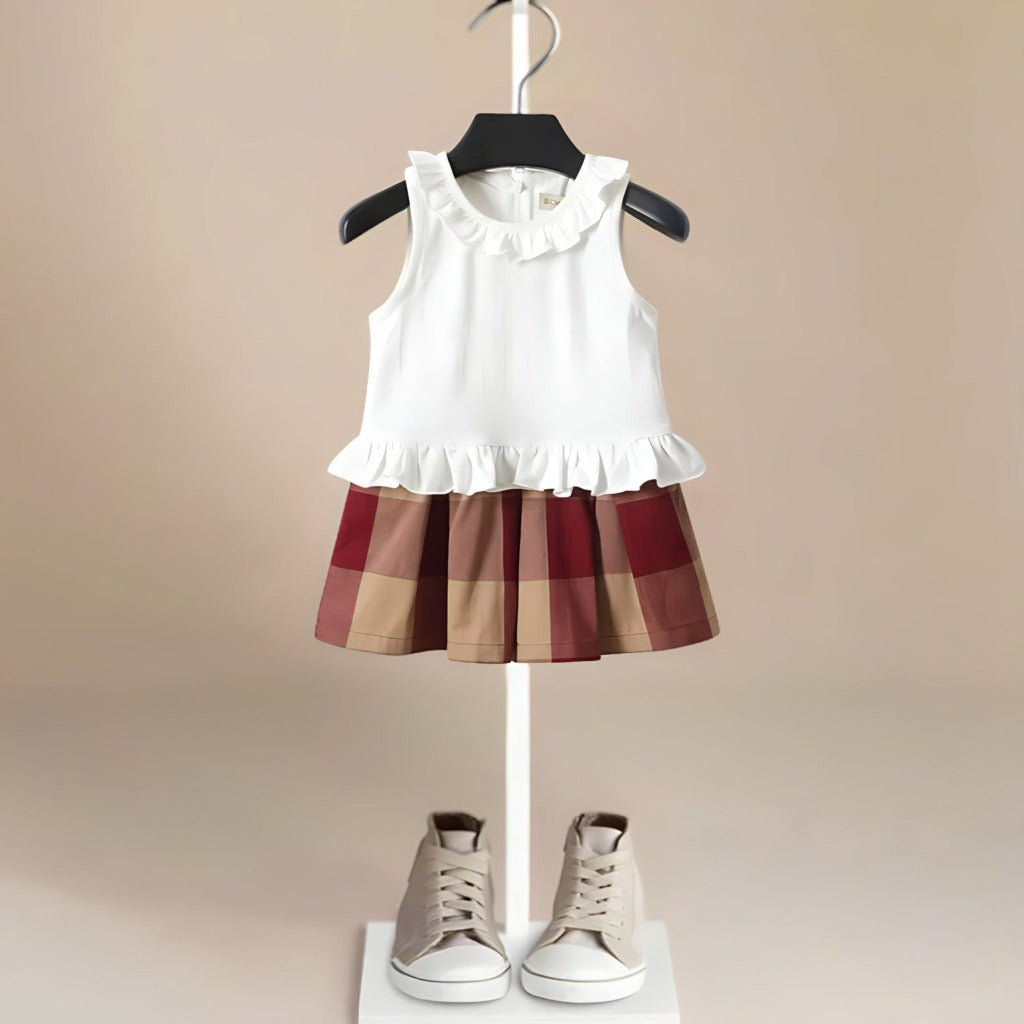 One-piece Soft Cotton Kiara Girl Dress