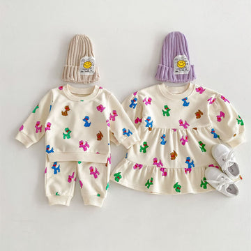 Baby 2-Piece Balloon Dog Set/Dress