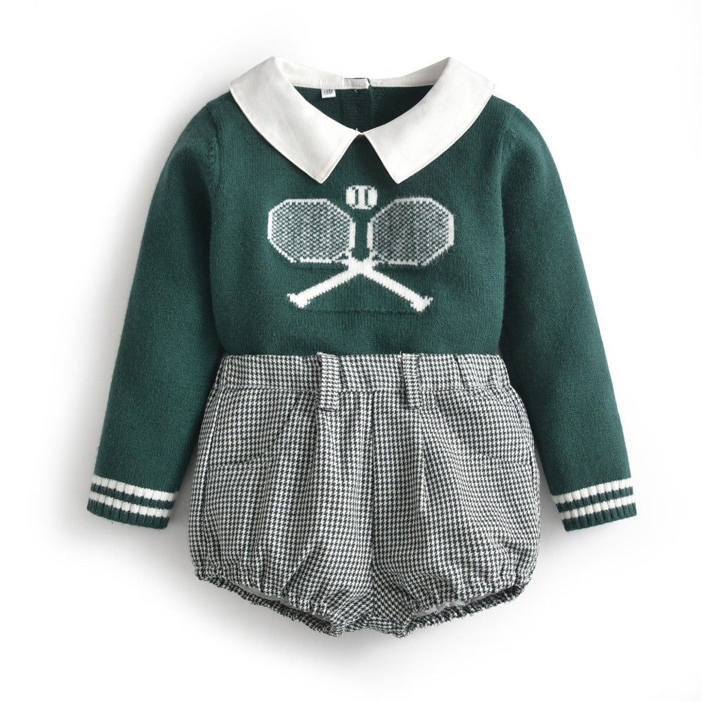 Royal Green Tennis 2-Piece Set