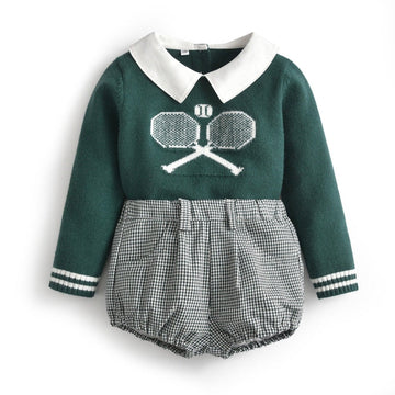 Royal Green Tennis 2-Piece Set