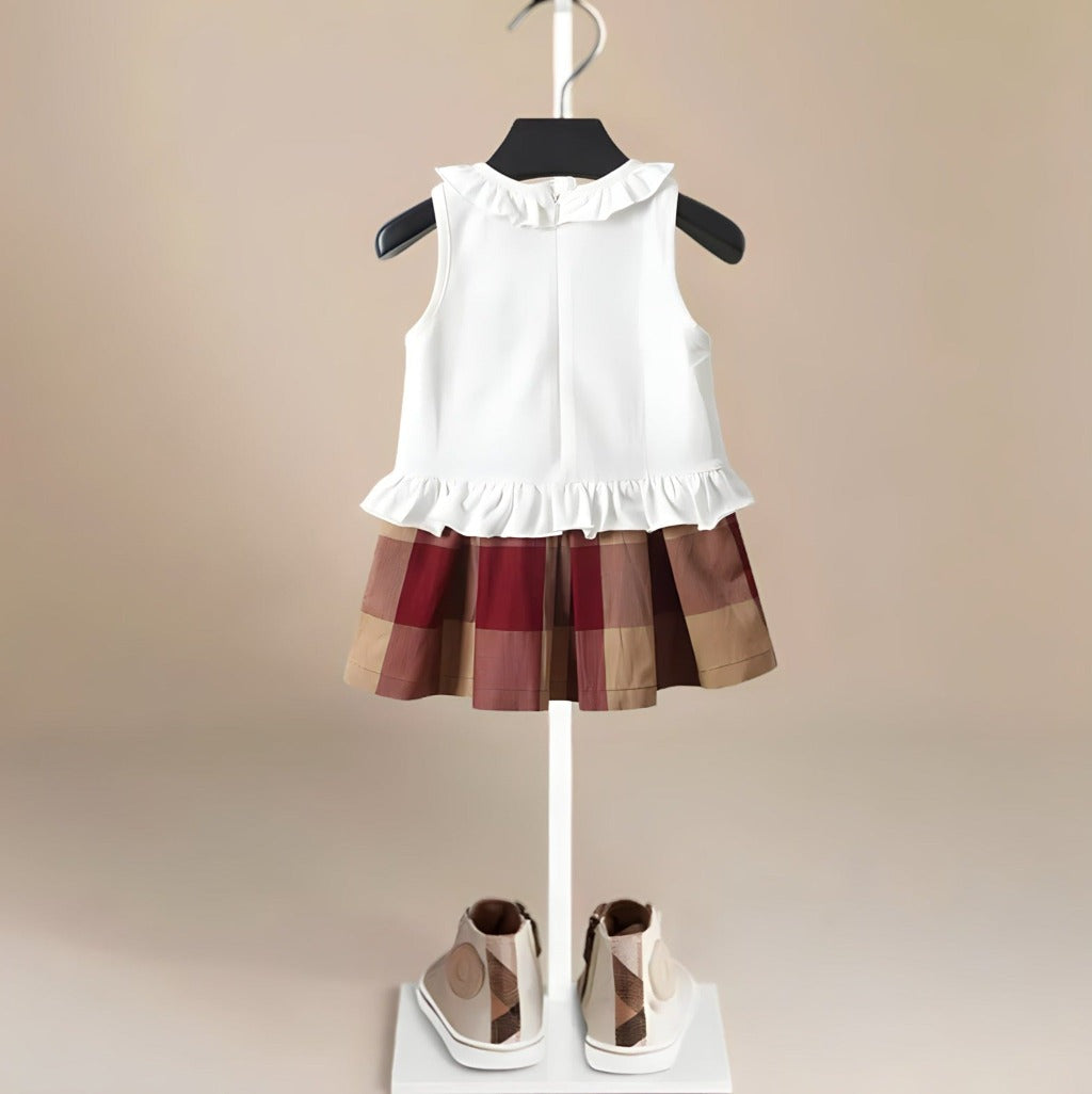 One-piece Soft Cotton Kiara Girl Dress