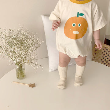 Baby Orange Loose Bodysuit