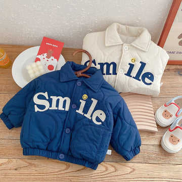 SMILE Baby Toddler Polo Quilted Coat