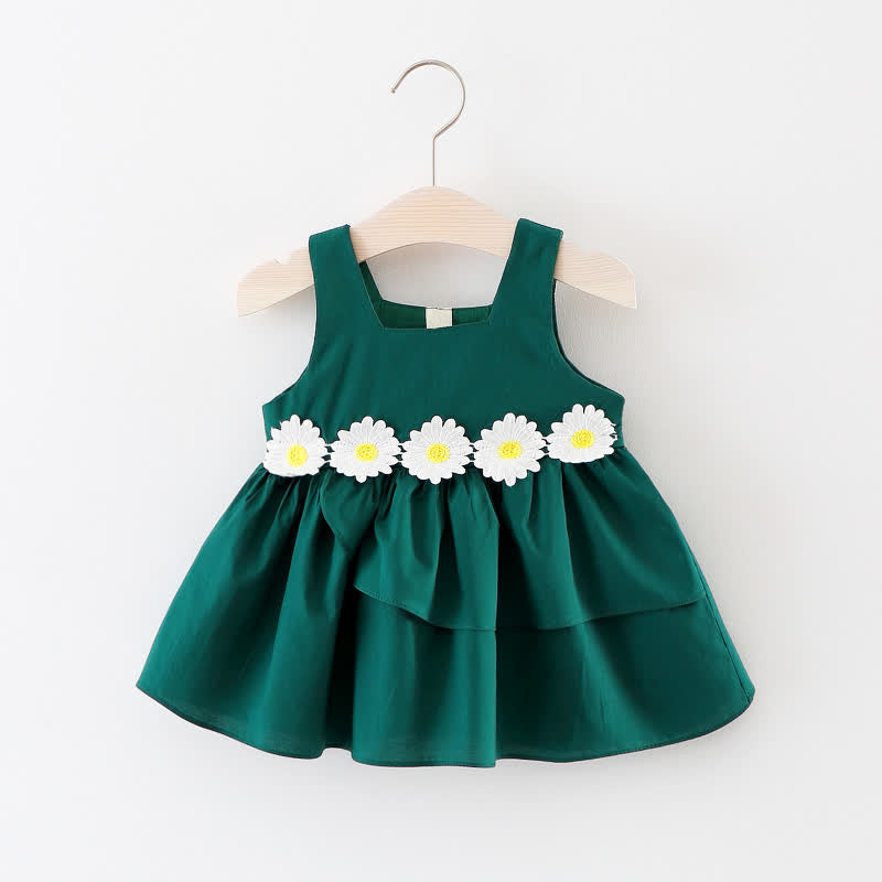 Baby Daisy Ruffled Sleeves Summer Dress